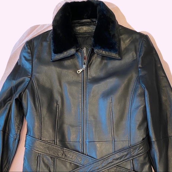 Long Leather jacket - Picture 2 of 5